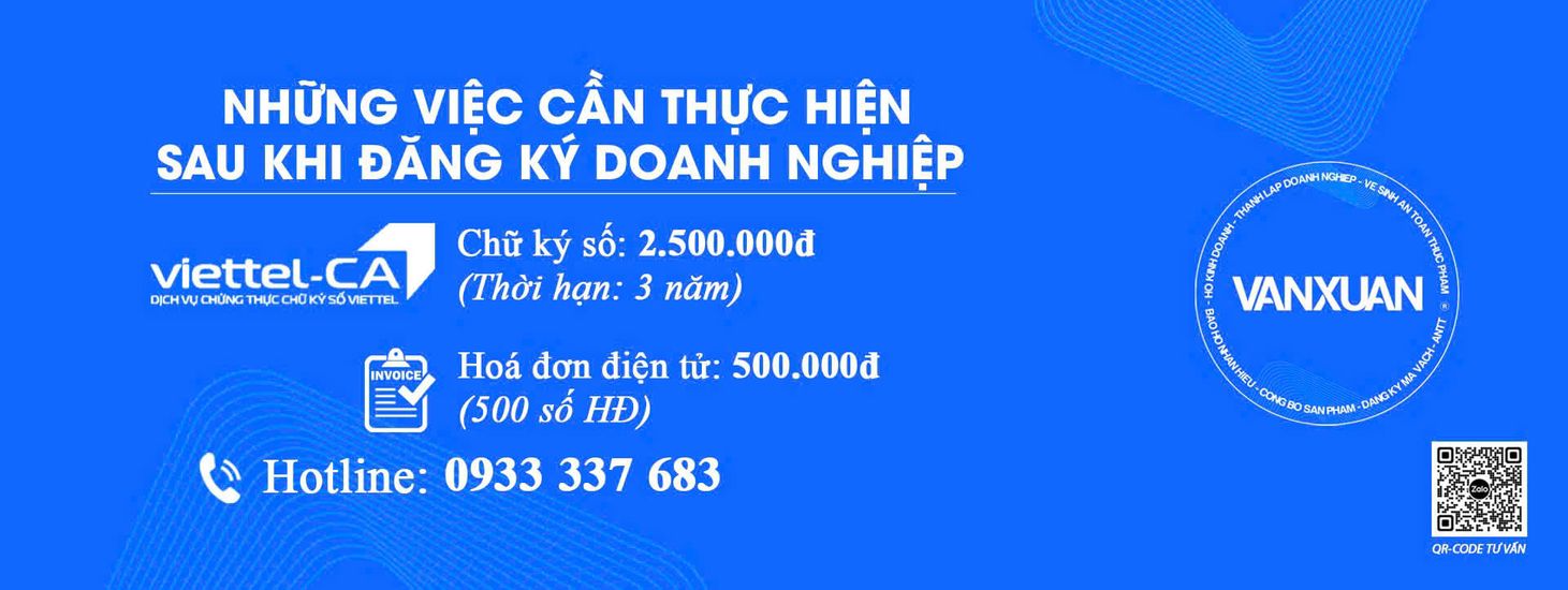 NHỮNG VIỆC CẦN LÀM SAU KHI ĐƯỢC CẤP GIẤY PHÉP
